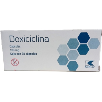 DOXICICLINA 100MG (KENER) CON 28 CAPSULAS