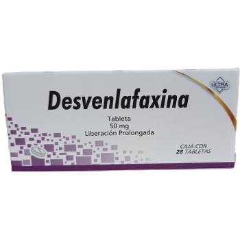 DESVENLAFAXINA (Ultra) c/28 TABS. L.P. 50 MG.