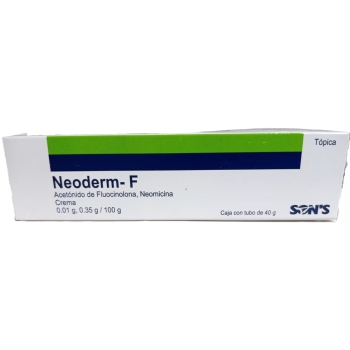 NEODERM-F (FLUOCINOLONA, NEOMICINA) 0.01G/0.035/ CREMA 40G