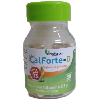 CALFORTE-D (CALCIUM/VIT D3 AND AC SOY) 30 CAPSULES