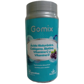 GOMIX HYALURONIC ACID, COLLAGEN, BIOTIN VIT C AND D C/50 GUMMIES