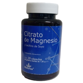 CITRATO DE MAGNESIO C/LECITINA DE SOYA C/30 CAPSULAS