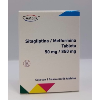 SITAGLIPTINE/METFORMIN (Camber) 50MG/850MG C/56 TABLETS