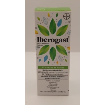 IBEROGAST SOLUTION Fco. Dropper w/ 50 ML *THIS PRODUCT IS ONLY AVAILABLE IN MEXICO