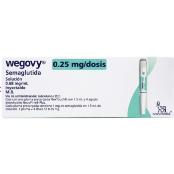 Wegovy Semaglutida Flextouch 0.25 Mg Con 4 Agujas