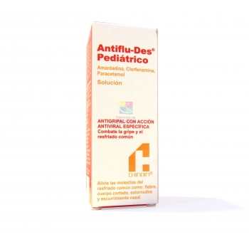 ANTIFLU-DES PEDIATRICO (Amantadina, Clorfenamina, Paracetamol) 30ML