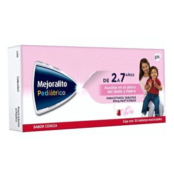 MEJORALITO PEDIATRICO PARACETAMOL 80MG