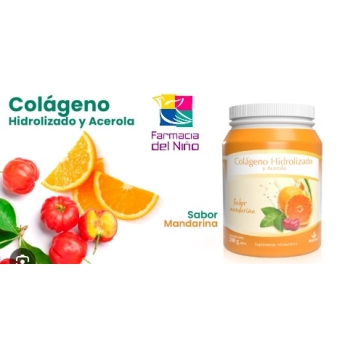 Hydrolyzed Collagen and Acerola Mandarin 200g Powder