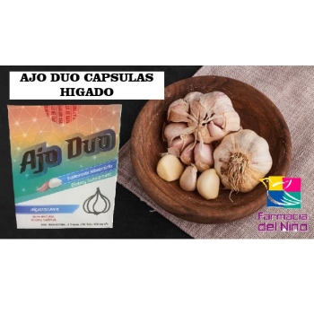 GARLIC DUO LIVER 500MG 2 BOTTLES WITH 30 TABLETS EACH