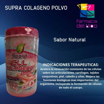 SUPRA CLL NATURAL COLLAGEN WITHOUT FLAVOR 1.1 KG