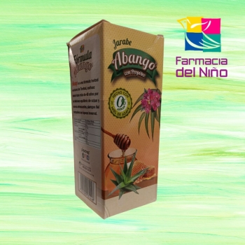 ABANGO WITH PROPOLIS AND AGAVE HONEY 0% SUGAR SYRUP 240ML