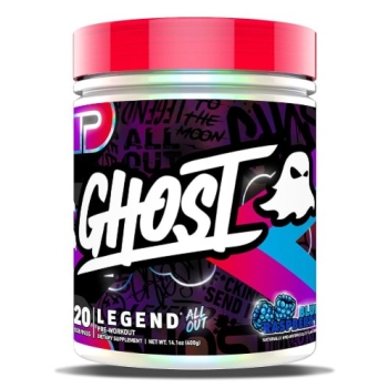 GHOST LEGEND ALL OUT PWO 20 SERV BLUE RASBERRY