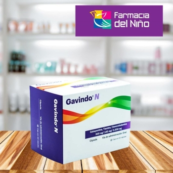 GAVINDO N 300MG/100MG/0.200MG 60 CAPSULAS
