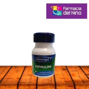 SPIRULINA (Naturagel) 600MG 60 CAPSULES