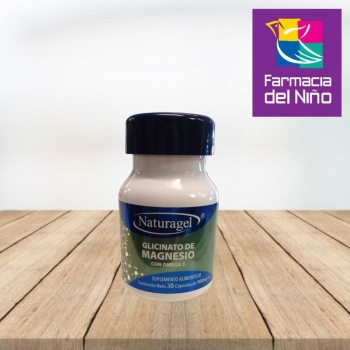 GLICINATO DE MAGNESIO CON OMEGA 3 (Naturagel) 900MG 30 CAPSULAS
