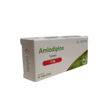 AMLODIPINO (Avivia) 5MG 30 TABLETAS