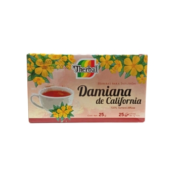 california-damiana-tea-with-25-sachets-of-1g-each