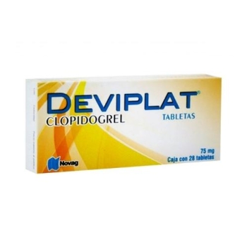 CLOPIDOGREL 75MG  28TABLETAS