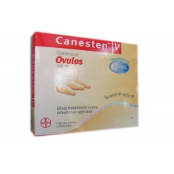 CANESTEN V  (CLOTRIMAZOLE) 200MG VAGINAL OVULES