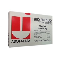 TREXEN-DUO 100-400MG 7OVULOS