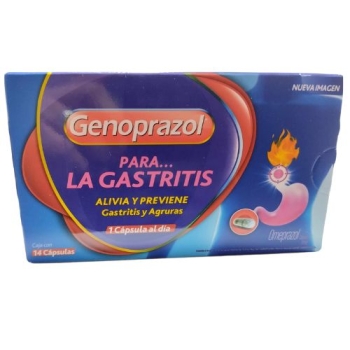 GENOPRAZOL (OMEPRAZOLE) 20MG 14CAPSULAS