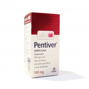 PENTIVER (AMPICILINA) SUSP 500MG 60ML