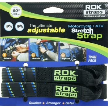 PAQ 2 CINTAS ROKSTRAPS GRANDES VERDE CON AZUL