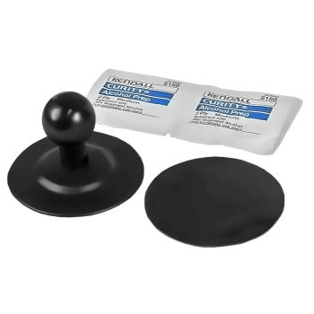 SOPORTE PLASTICO ADHESIVO FLEX BOLA 1