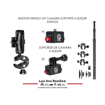 baston-kewig-kit-camara-soporte-a-elegir