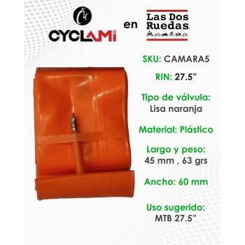 camara-tpu-naranja-275-45mm-cyclami