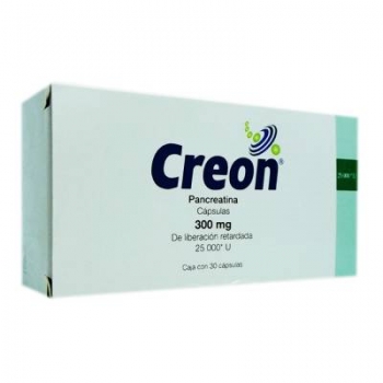 CREON (pancreatin) 300mg (25,000 U) 30 CAPS