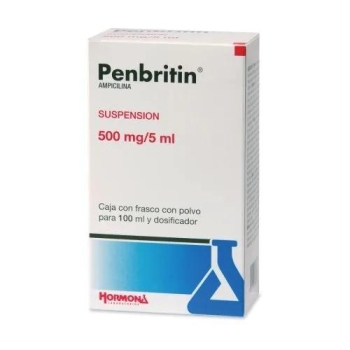 PENBRITIN (AMPICILLIN) 500MG/5ML SUSPENSION 100ML *THIS PRODUCT IS ONLY AVAILABLE IN MEXICO