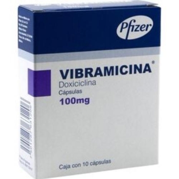 VIBRAMICINA (DOXICICLINA) 100MG 10 CAPS