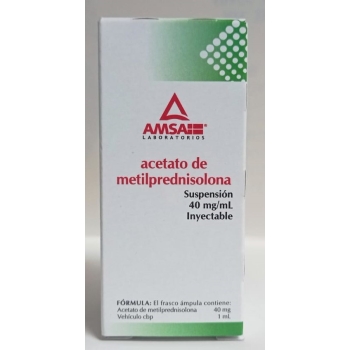 METHYLPREDNISOLONE 40mg/ml INJ. SOL. 2ml *THIS PRODUCT IS ONLY AVAILABLE IN MEXICO