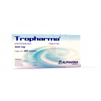 TROPHARMA (ERITROMICINA) 500mg 20TAB