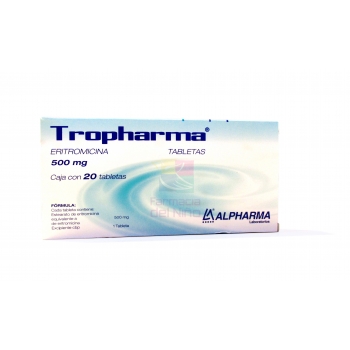 TROPHARMA (ERYTHROMYCIN) 500mg 20TAB