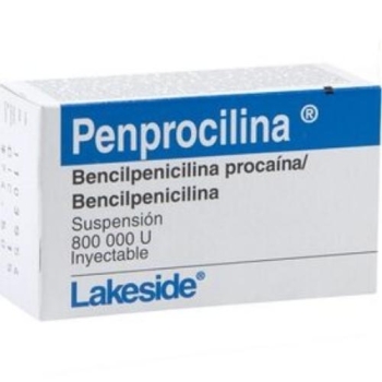 PENPROCILINA (Benzylpenicillin Procaine) 800 000u INJ SUSP *THIS PRODUCT IS ONLY AVAILABLE IN MEXICO