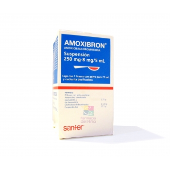 AMOXIBRON SUSP 250MG (AMOXICILLIN / BROMHEXINE) 75ML POWDER