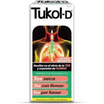 TUKOL-D (DEXTROMETHORPHAN / Guaifenesin)  Syrup 125ml   *THIS PRODUCT IS ONLY AVAILABLE IN MEXICO