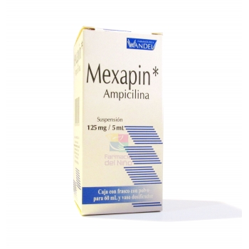 MEXAPIN (ampicilina) SUSP 125 MG 60 ML *THIS PRODUCT IS ONLY AVAILABLE IN MEXICO