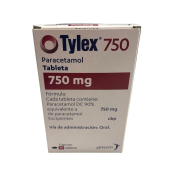 TYLEX 750 (Paracetamol) 750mg 20tabletas