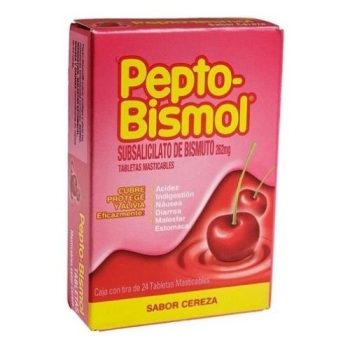 Pepto-Bismol Cherry Flavor 24 chewable tablets