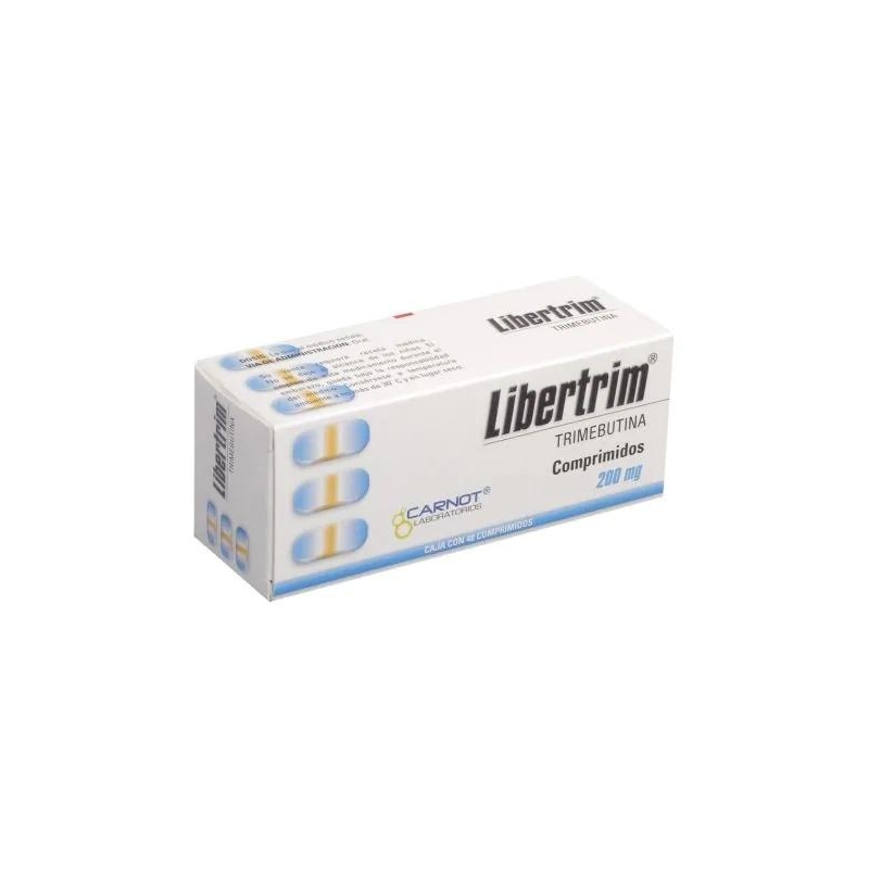 LIBERTRIM (Trimebutina) 200mg 48 comprimidos - MEXIPHARMACY - FARMACIA  ONLINE EN MEXICO DE MEDICAMENTOS DE PATENTE Y GENERICOS/ Ungida de Dios