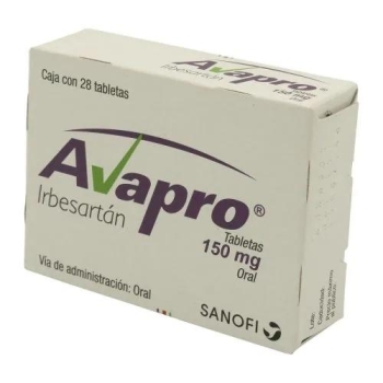 AVAPRO (Irbesartan) 150mg 28 tabletas