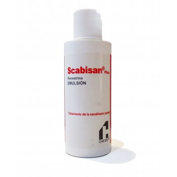 SCABISAN PLUS (Permetrina) emulsion 120ml  *THIS PRODUCT IS ONLY AVAILABLE IN MEXICO