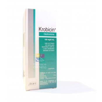KROBICIN (Claritronicina) 125mg/5ml susp60ml