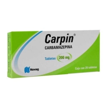 CARPIN (CARBAMAZEPINA) 200MG 20TABLETAS
