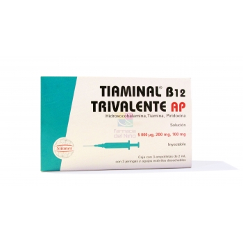 TIAMINAL B12 TRIV AP 3 JER - This product is available only to customers within Mexico