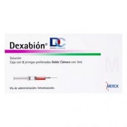 DEXABION DC (VITAMINAS Y DEXAMATASONA) SOLUCION INYECTABLE C/ 2 JERINGAS *THIS PRODUCT IS ONLY AVAILABLE IN MEXICO