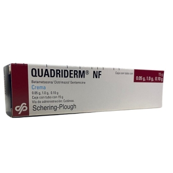 QUADRIDERM NF (BETAMETASONA, CLOTRIMAZOL, GENTAMICINA) 15G CREMA